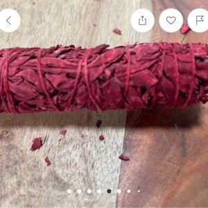Organic Dragon Blood Red Sage Smudge Sticks